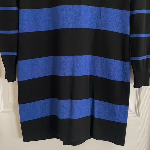 Love Moschino Knitted Dress Blue Black - Picture 6 of 11
